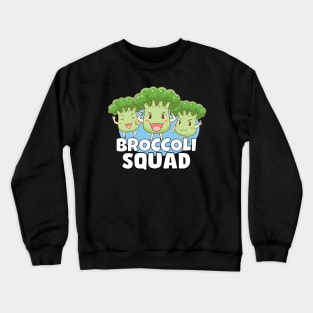 Kawaii Broccoli Cute Anime Squad Crewneck Sweatshirt